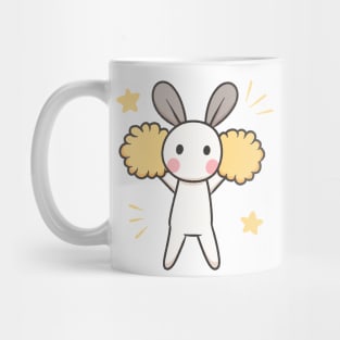 Cheering doodle bunny Mug